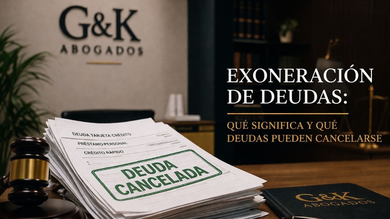 Exoneración de deudas: qué significa y qué deudas pueden cancelarse